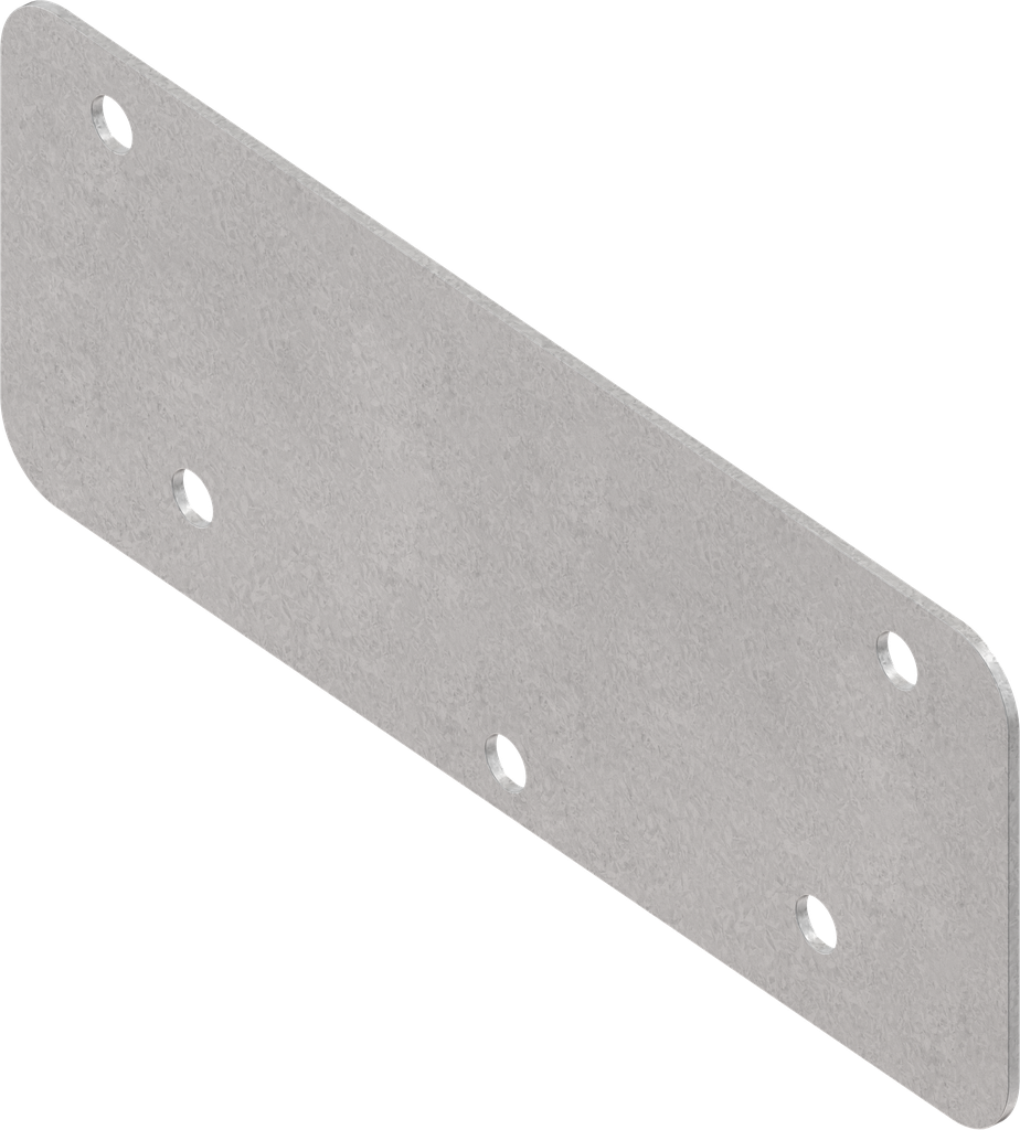 Counterplate for chest handle, Steel zinc-plated DS plus top coat
