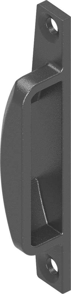 Catch, Zinc die black powder-coated