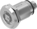Compression latch railway version, left version, Stainless steel AISI 316