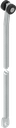 Round rod L = 1101 - 1200 mm, Steel zinc-plated