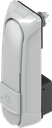 Schwenkgriff "kurz" mit RC2 für Profil-Halbzylinder 45 mm (A = 35 mm), GD-Zn grau gepulvert RAL 7038 und antigraffiti lackiert