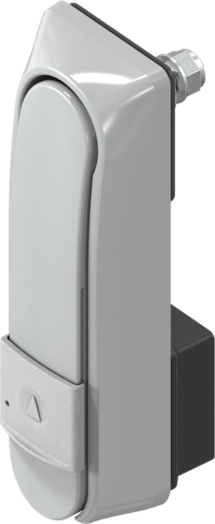 Swinghandle "short" with RC2 for KABA type 1514, Zinc die grey powder-coated RAL 7038