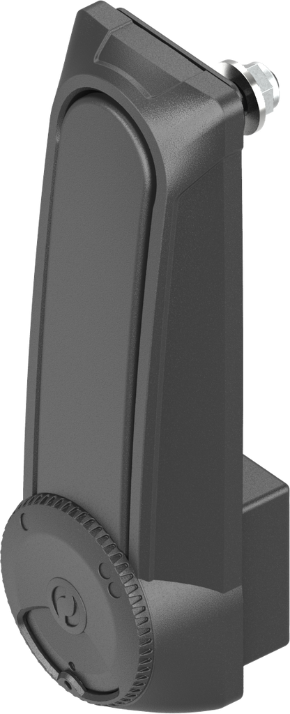 Double cylinder swinghandle "long" with RC2 for profile half cylinder 40 mm and 45 mm (A = 30 mm and 40 mm), Zinc die black powder-coated