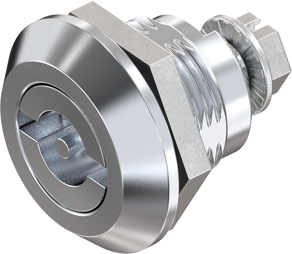 Cuarto de vuelta antivibraciones doble barra 3, zamak cromado