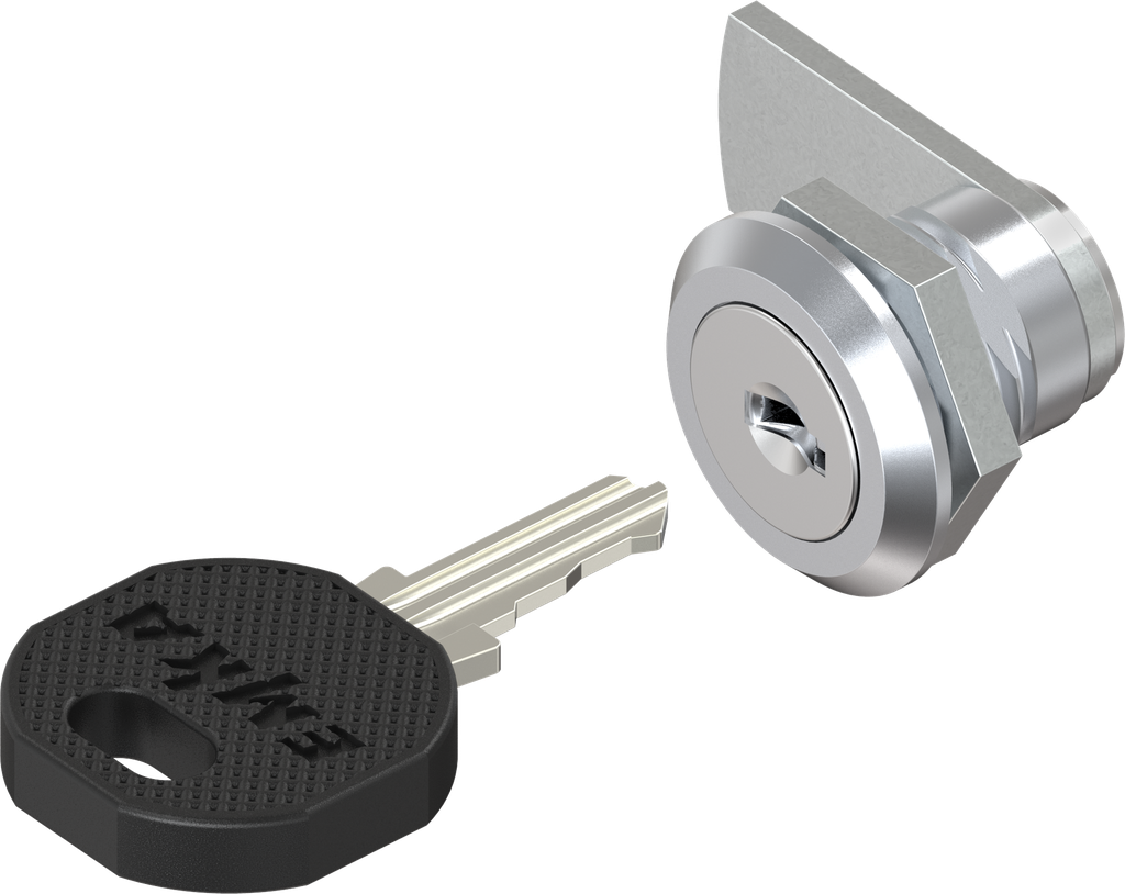 KEY - LOCK W/NUT  KEYED DIFFERENT
