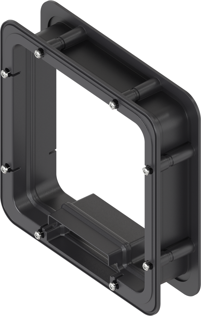 Spacer frame unfoamed for Ts = 50 mm, ABS black