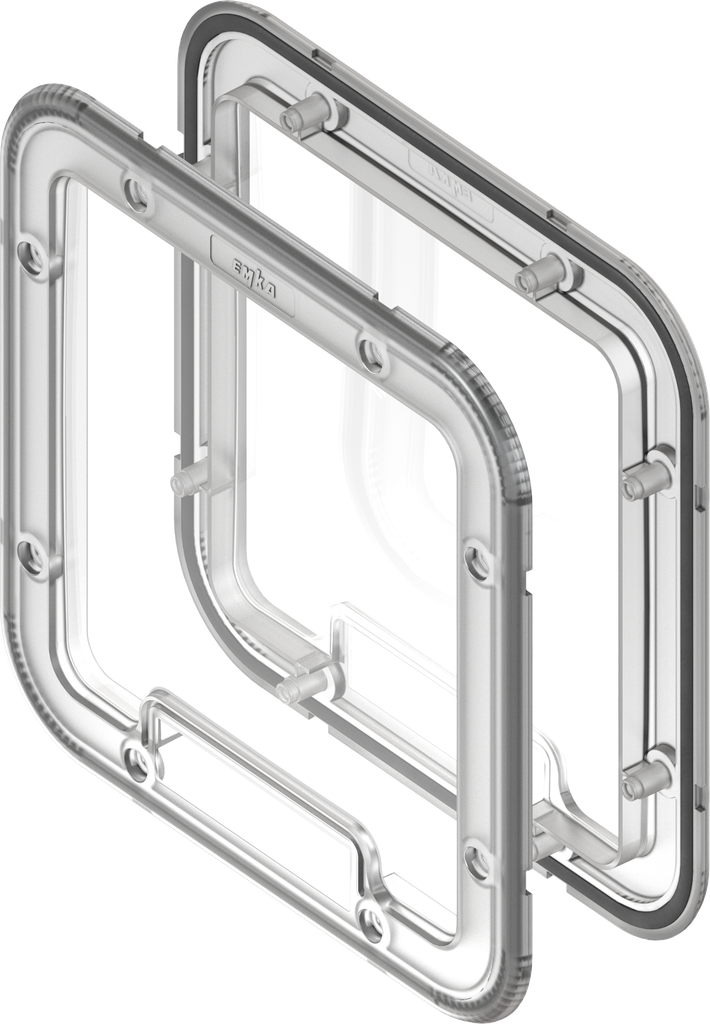 Sichtfenster geschäumt, Makrolon transparent