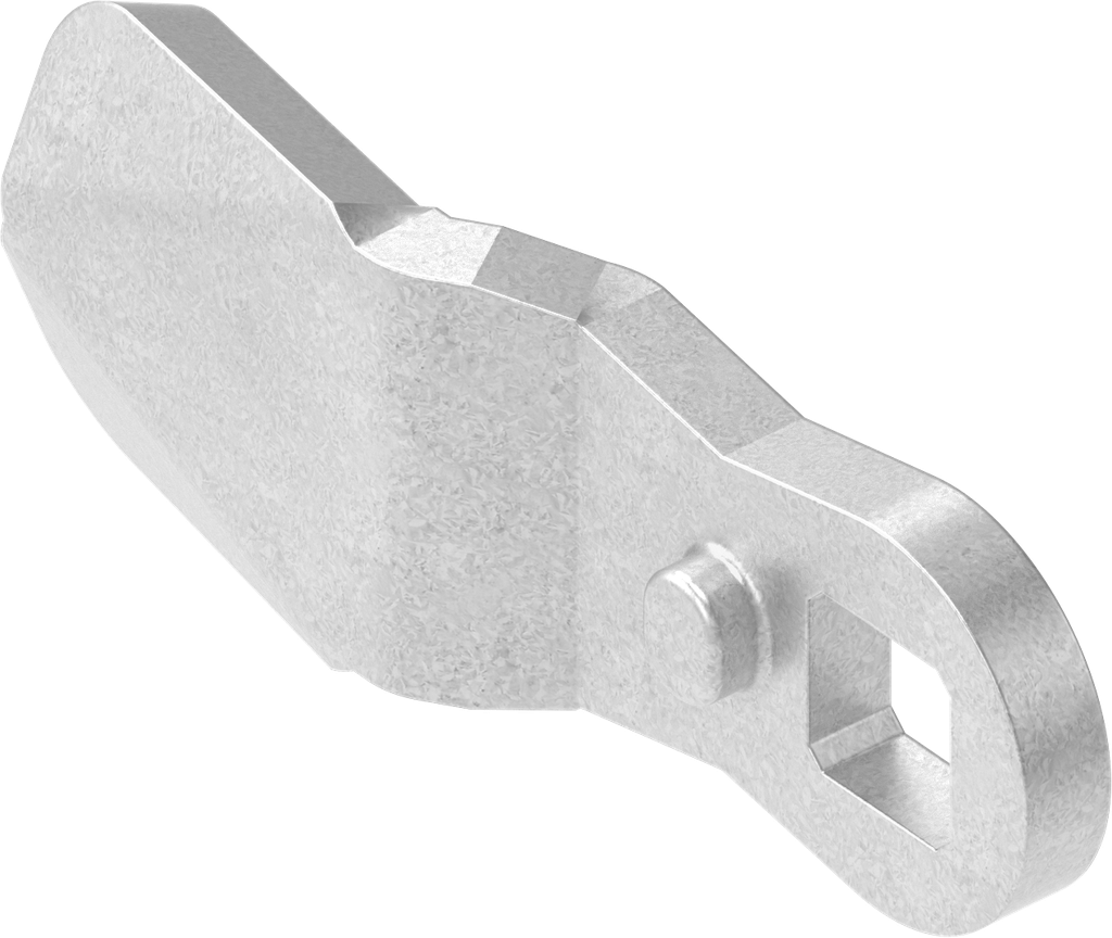 Zunge, Stahl verzinkt