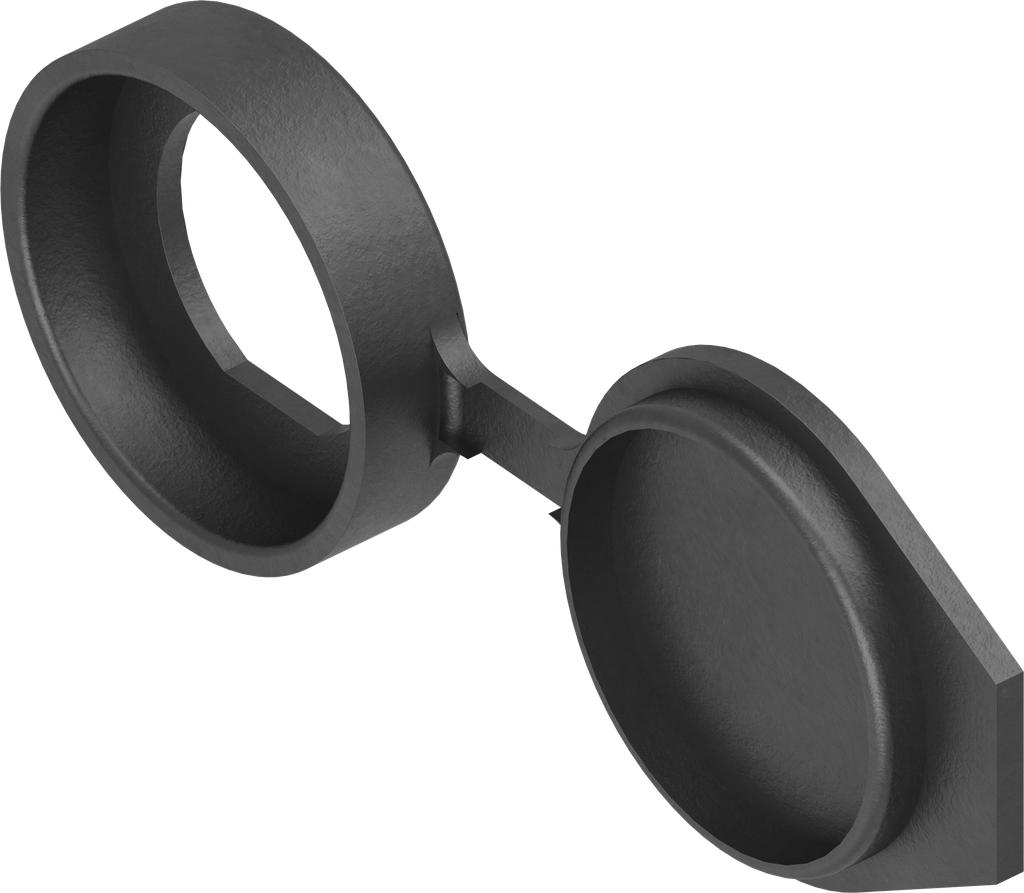 Dust cap, Polyethylene black