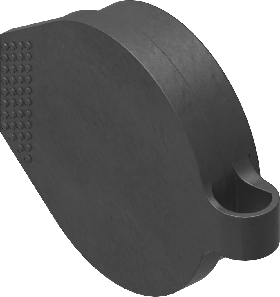 Tapa antipolvo para trenes de alta velocidad, TPE, resistente a la radiación UV negro