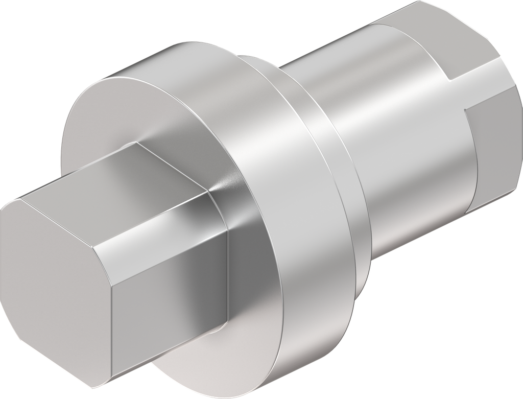 Insert square 8, Stainless steel AISI 303