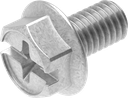 Locking screw M6 x 10, Steel zinc-plated