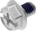 Locking screw M6 x 8, Steel zinc-plated