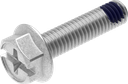 Sperrzahnschraube M6 x 25, Stahl verzinkt