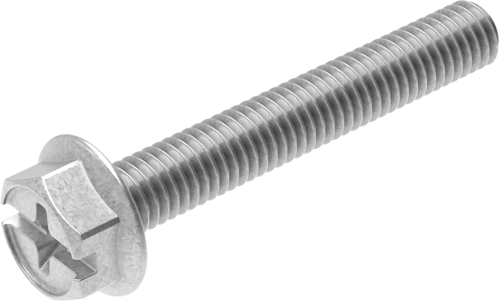 Locking screw M6 x 40, Steel zinc-plated