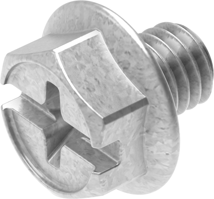 Sperrzahnschraube M5 x 6, Stahl verzinkt