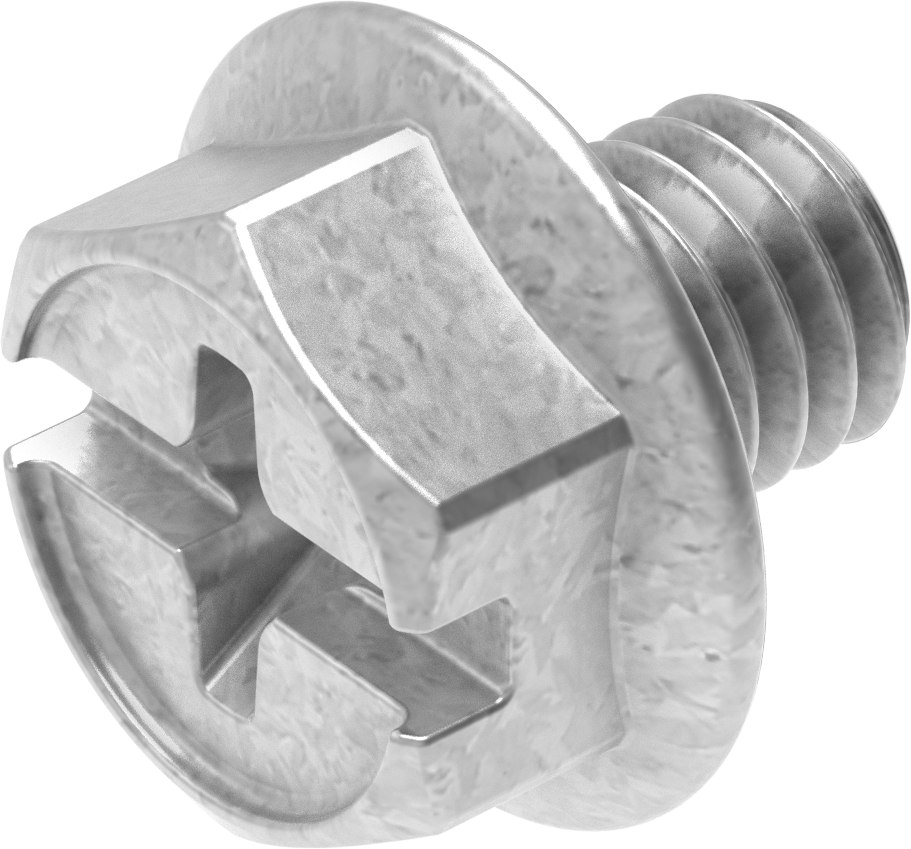 Sperrzahnschraube M5 x 6, Stahl verzinkt