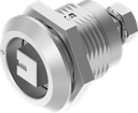 Compression latch railway version, Stainless steel AISI 316