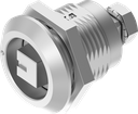 Compression latch railway version, Stainless steel AISI 316