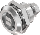 Safety quarter turn version railway with marking, Stainless steel AISI 304