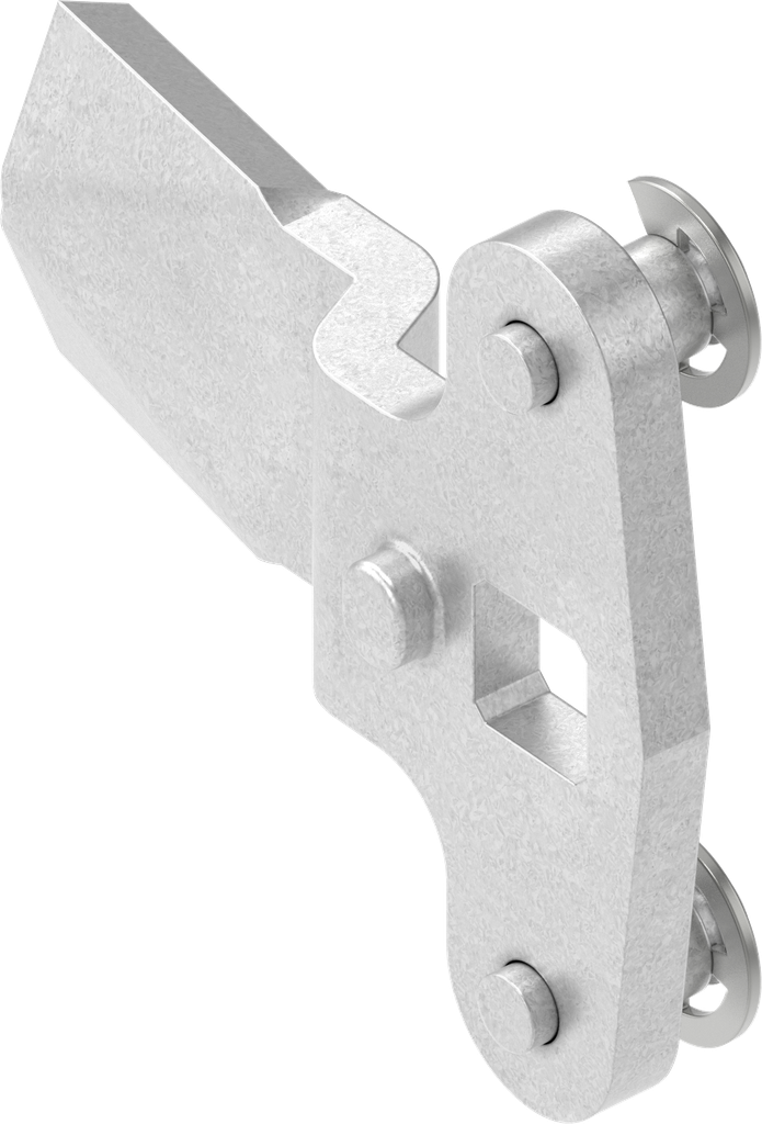 3-Point cam, Steel zinc-plated