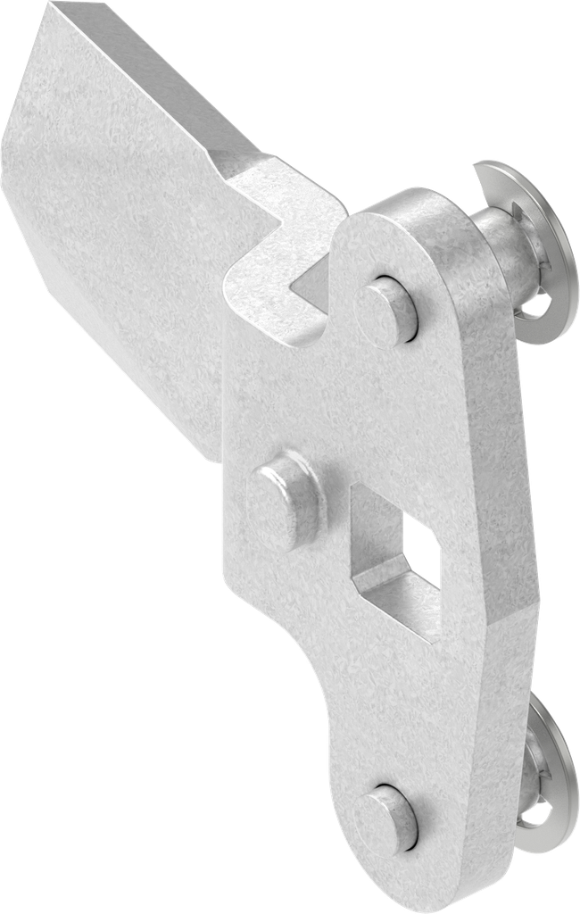 3-Point cam, Steel zinc-plated