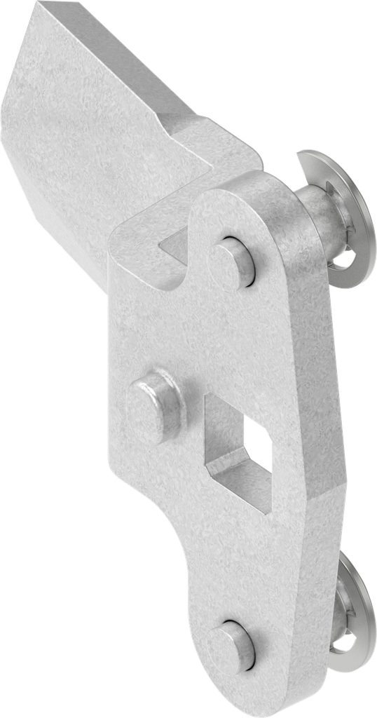 3-Point cam, Steel zinc-plated