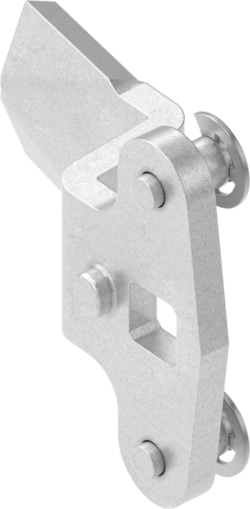 3-Point cam, Steel zinc-plated