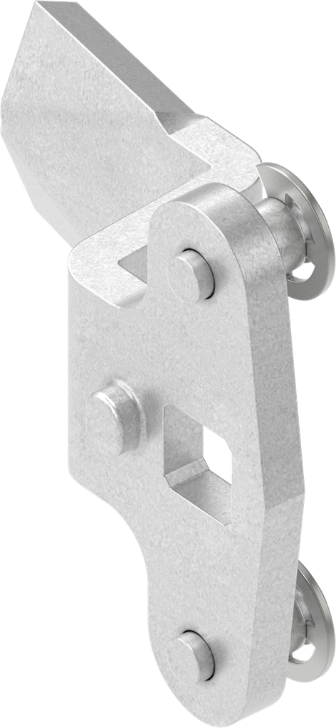 3-point cam, Steel zinc-plated