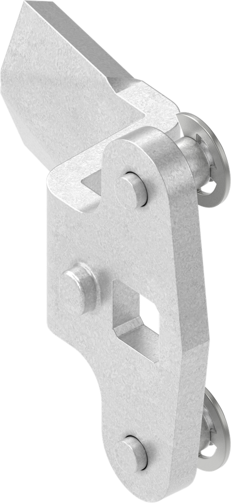 3-point cam, Steel zinc-plated