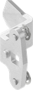 3-point cam, Steel zinc-plated
