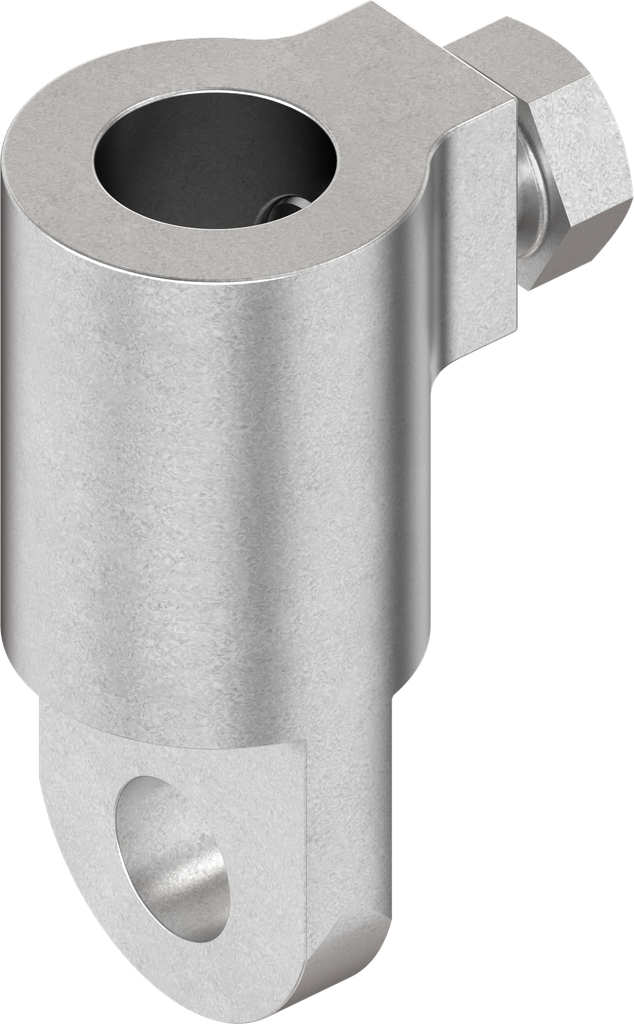 Adapter for round rod, Zinc die zinc-plated