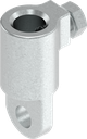 Adapter for round rod, Zinc die zinc-plated