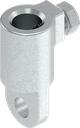 Adapter for round rod, Zinc die zinc-plated