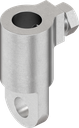 Adapter for round rod, Zinc die zinc-plated