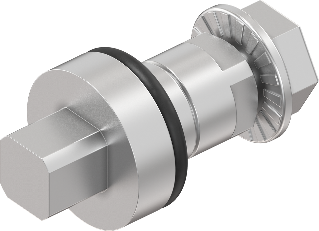 Inserto cuadradillo 7, acero inoxidable AISI 304