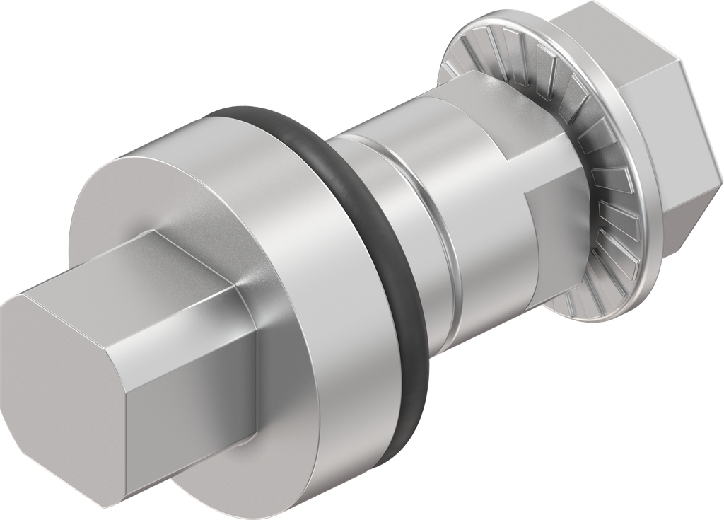Insert square 8, Stainless steel AISI 303