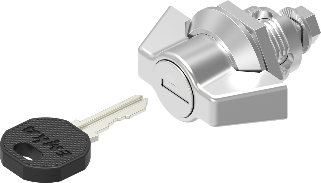 Wing knob quarter turn, keyed EK 333, Stainless steel AISI 316