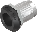 Housing for stepped cam, Zinc die black powder-coated