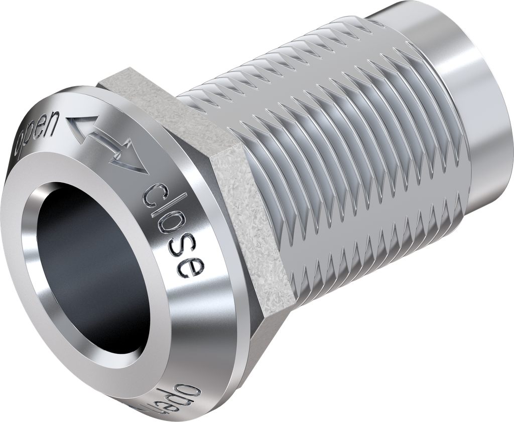 Carcasa para lengüeta escalonada, zamak cromado