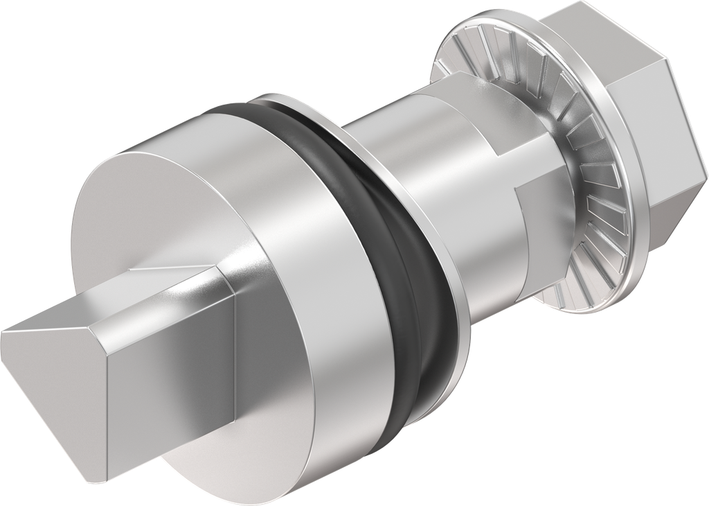 Insert triangular 7, Stainless steel AISI 303