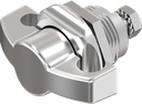 Wing knob quarter turn for padlock, Stainless steel AISI 316