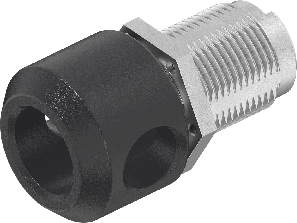 Housing for padlock, Zinc die black powder-coated