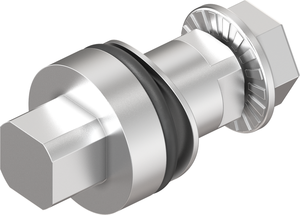 Insert square 8, Stainless steel AISI 316