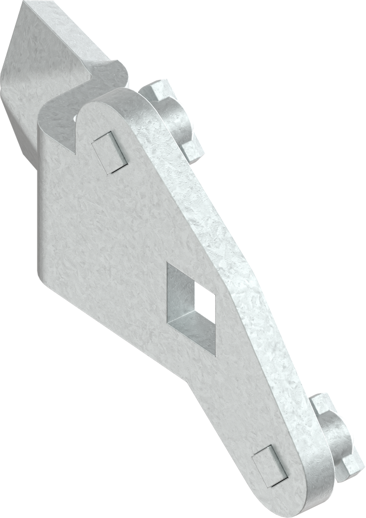 3-Point cam, right version, Steel zinc-plated