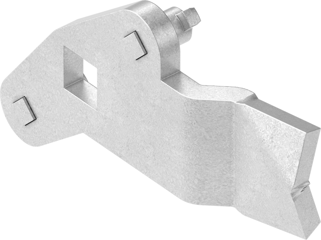 3-Point cam, left version, Steel zinc-plated