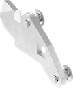 3-Point cam, right version, Steel zinc-plated