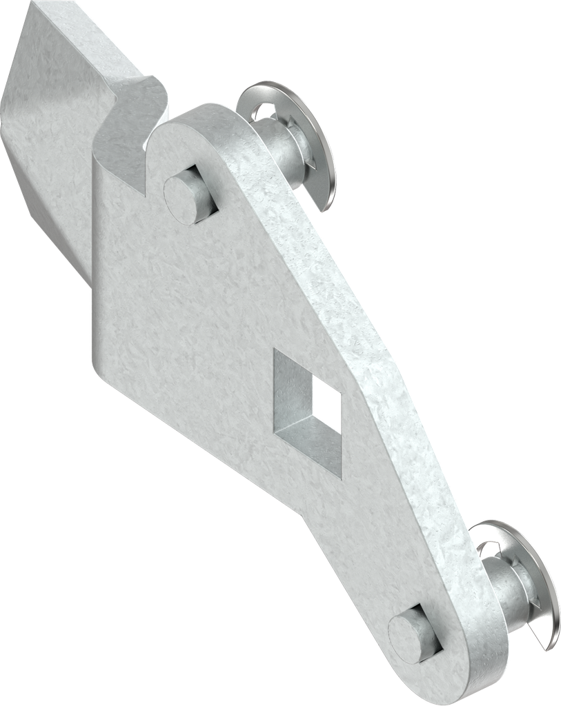 3-Point cam, right version, Steel zinc-plated