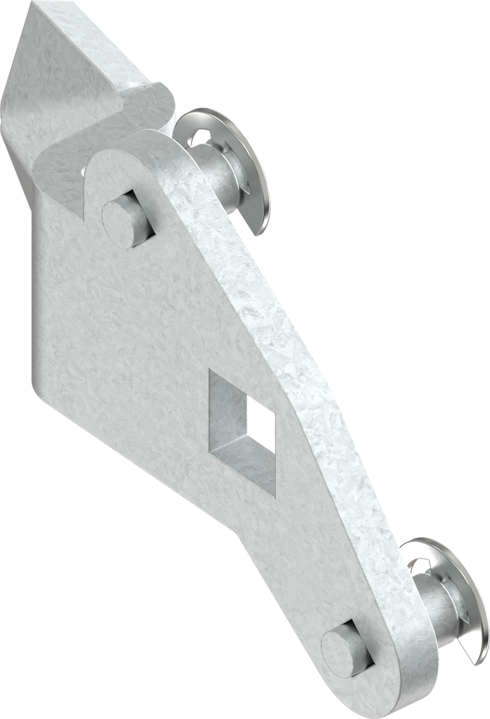 3-Point cam, right version, Steel zinc-plated