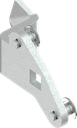 3-Point cam, right version, Steel zinc-plated